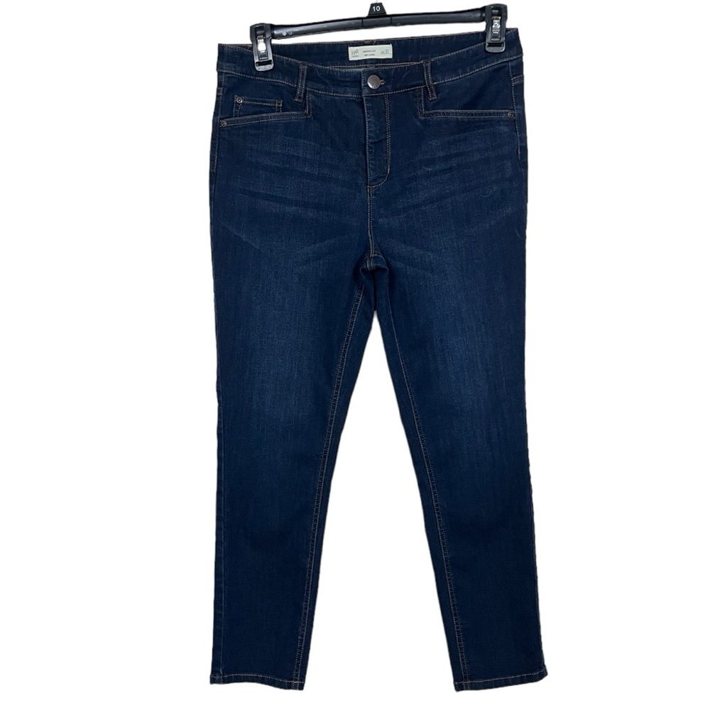 J. Jill Dark Wash Smooth Fit Slim Ankle Jeans Size 10